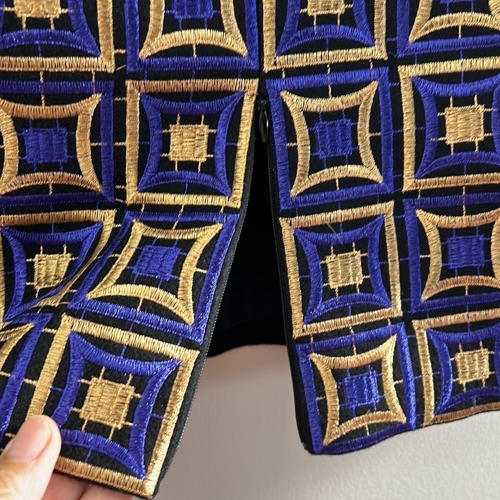 PER Se embroidered skirt. - Picture 7 of 11